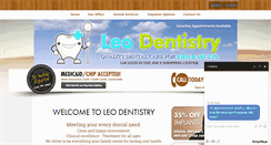 Desktop Screenshot of leodentistry.com